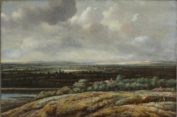 絵画 Iconic Landscape Panoramic Landscape with a City in the Background - Koninck